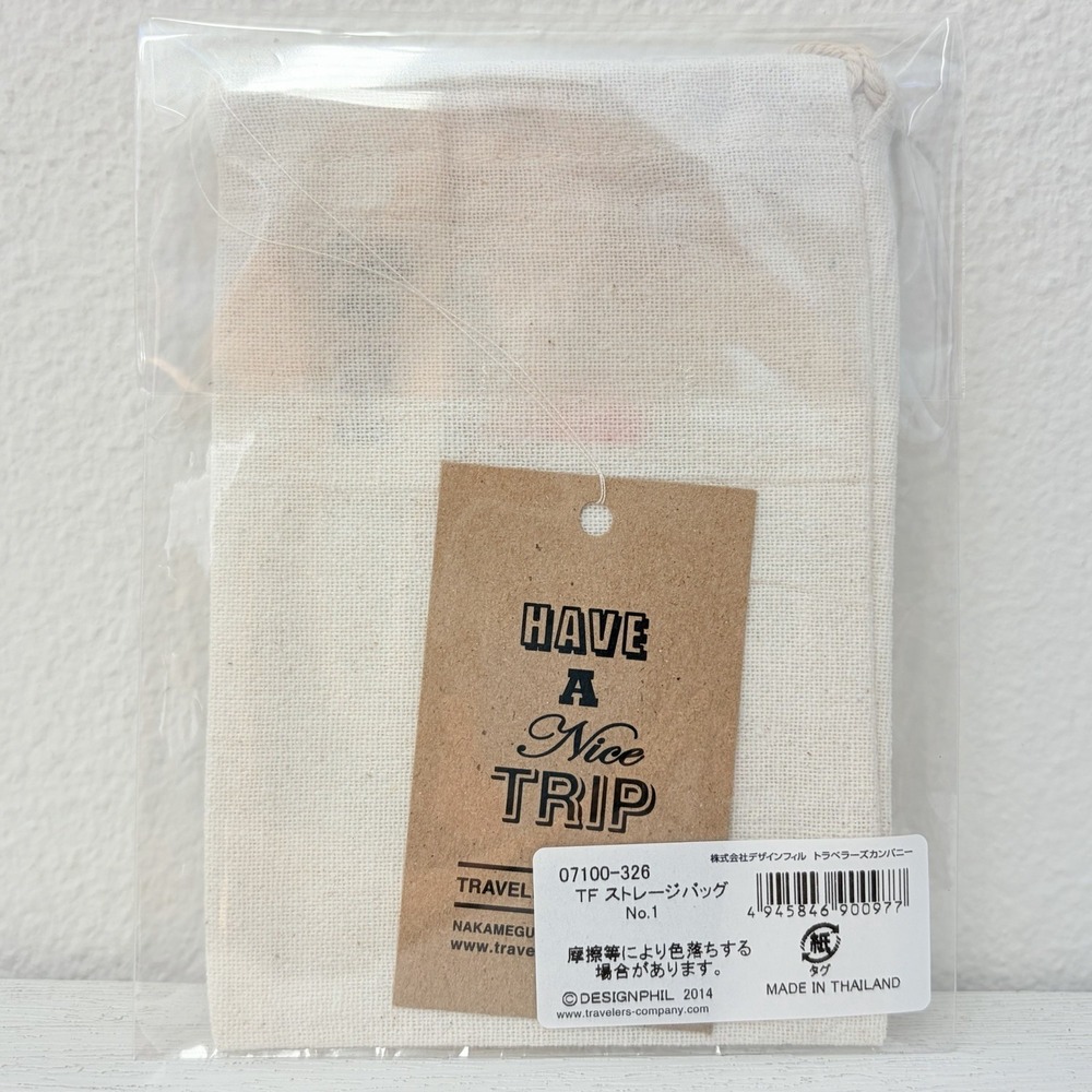 NEW TRAVELER'S Factory Storage bag No. 1 Drawstring Bag Tokyo Notebook - Picture 4 of 10